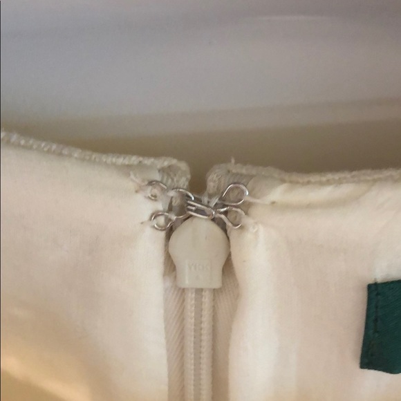 Ralph Lauren Linen and Leather Pencil Dress. - Picture 8 of 8